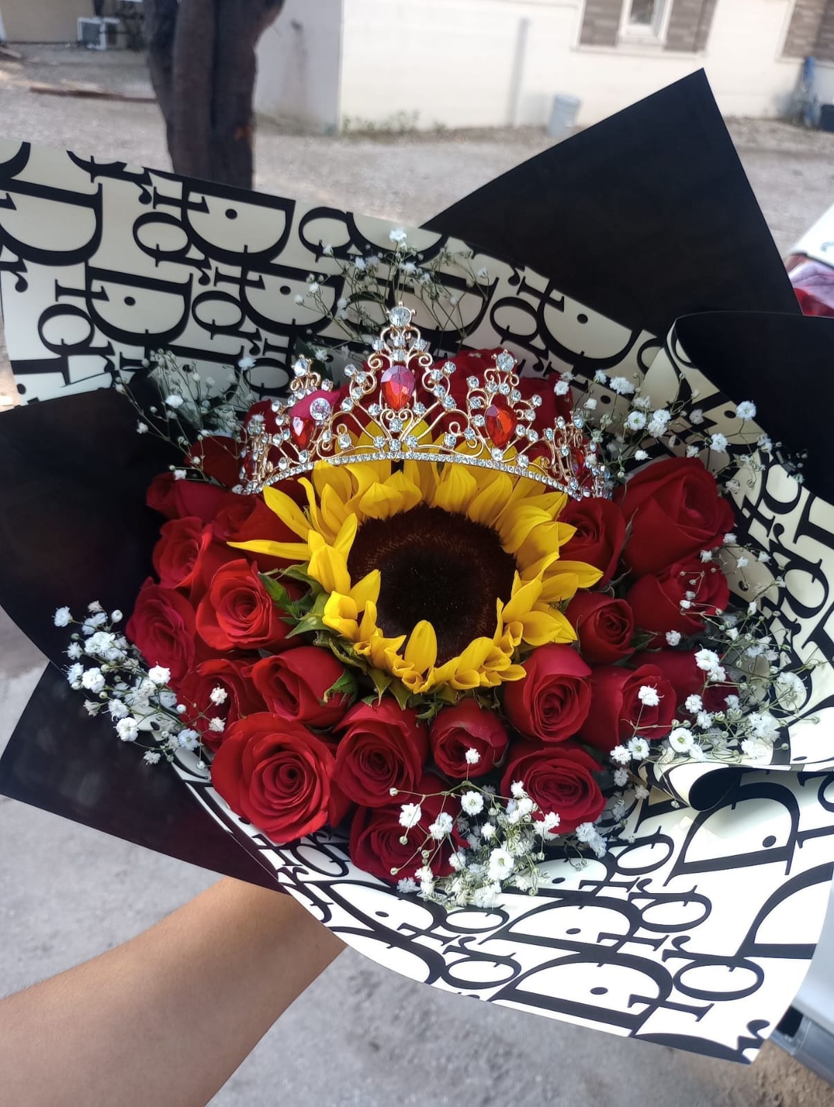 Decorative Large Flower Crown