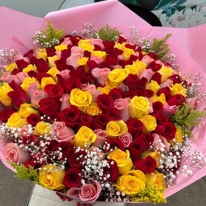 BUCHON BOUQUET OF 200 ROSES🌹🌹😍